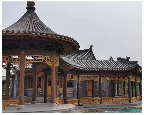 仿古亭廊