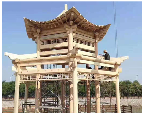 仿古木构
